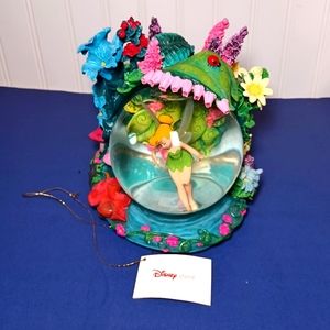 Disney Store Tinker Bell Fairyland Musical Snowglobe 'YOU CAN FLY' Animated